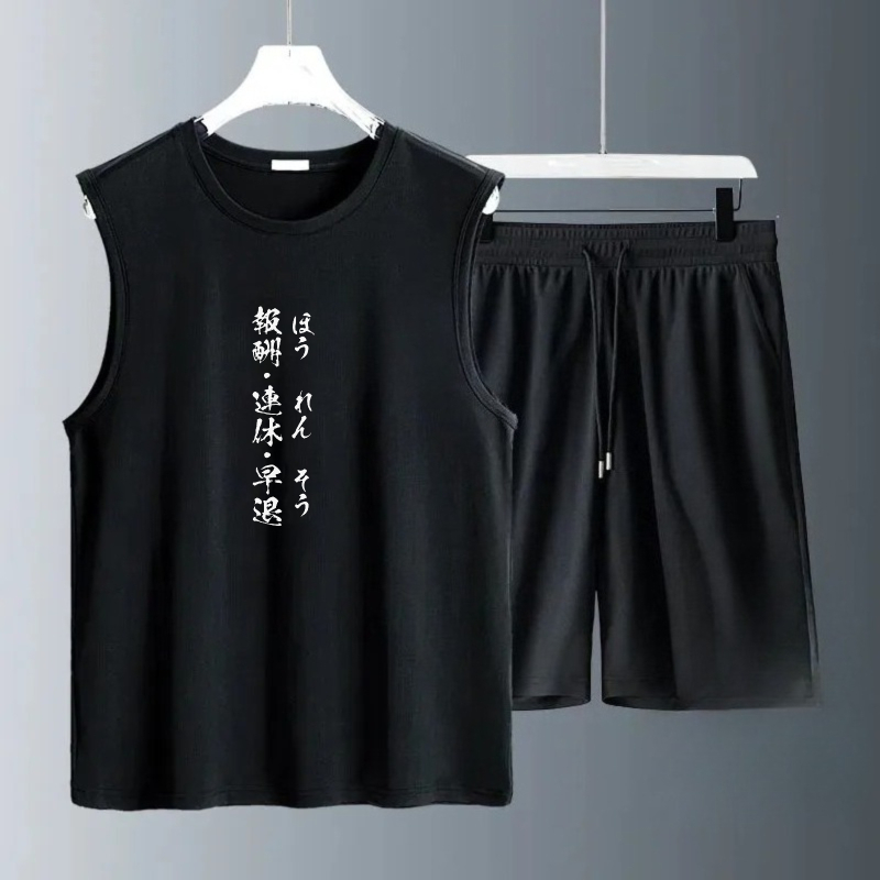 Summer Clothing Men - مجموعات تيشيرتات بدون أكمام للرجال صيف