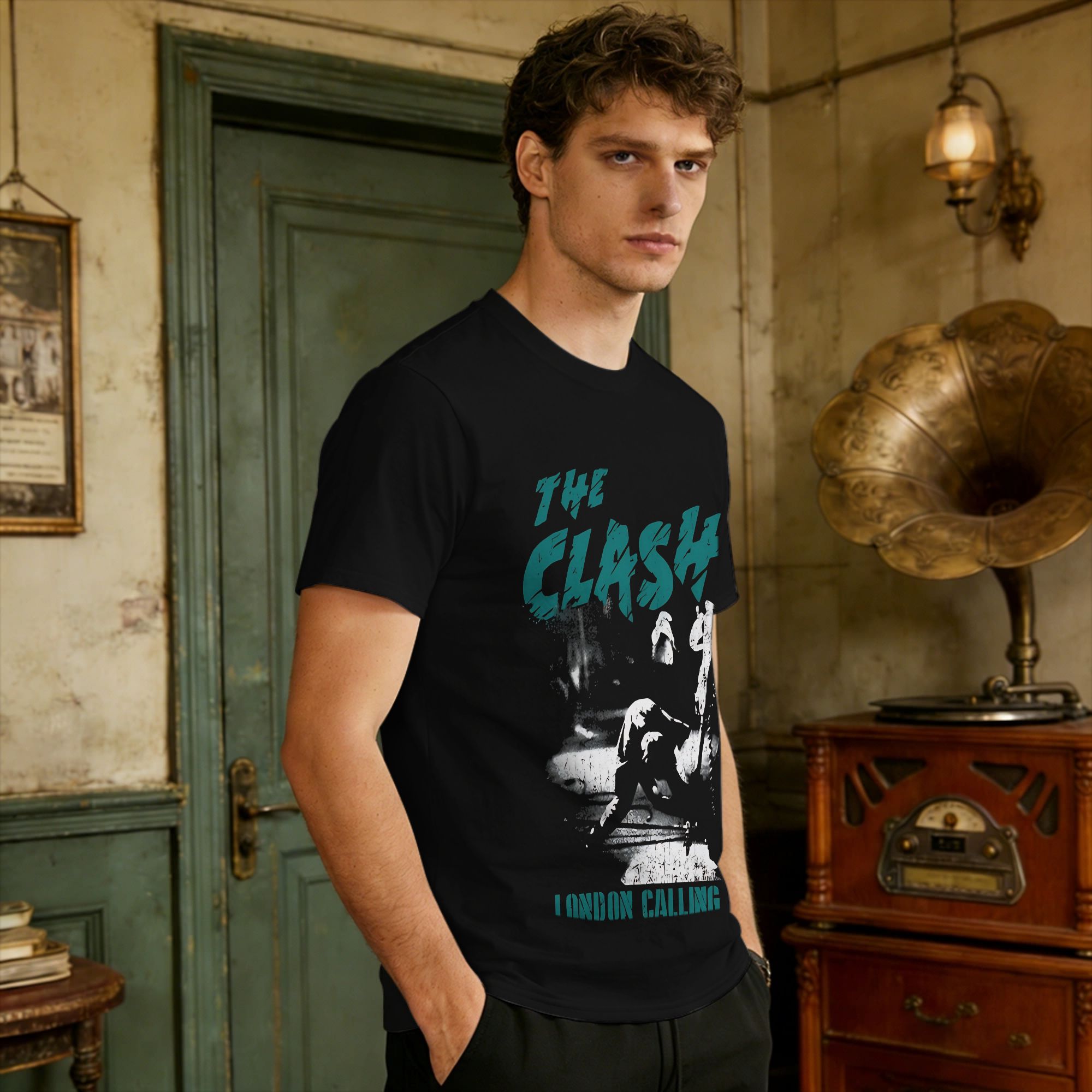 Summer Clothing London - تي شيرت The Clash London Calling