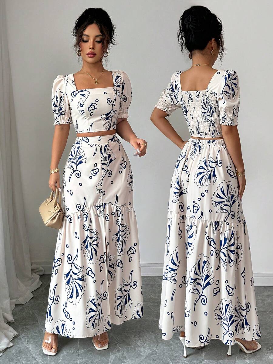 طقم نسائي صيفي من قطعتين لعام  - مراجعة Summer Clothing For Older Women وسعره