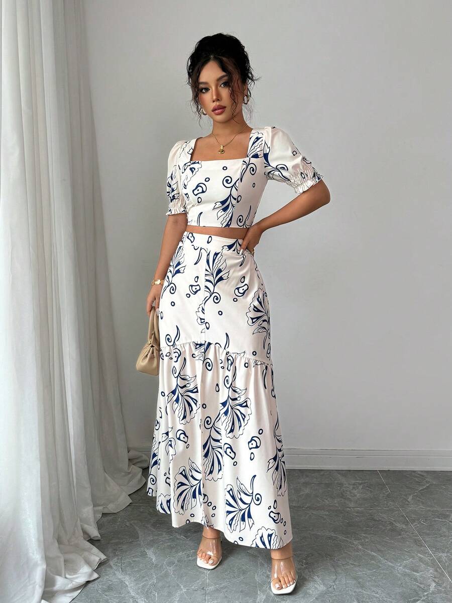 طقم نسائي صيفي من قطعتين لعام  - مراجعة Summer Clothing For Older Women وسعره
