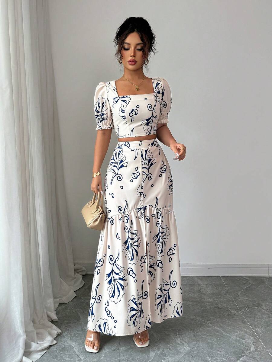 طقم نسائي صيفي من قطعتين لعام  - مراجعة Summer Clothing For Older Women وسعره