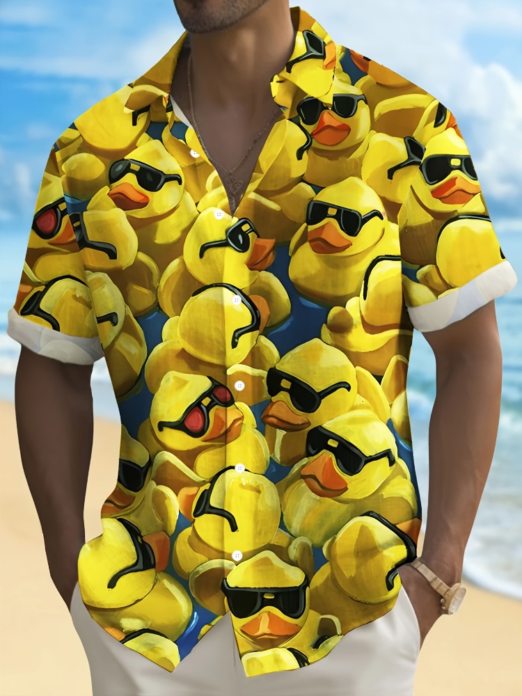 هاواي الرجال قميص الصيف ليتل ا - مراجعة Summer Duck Clothing وسعره