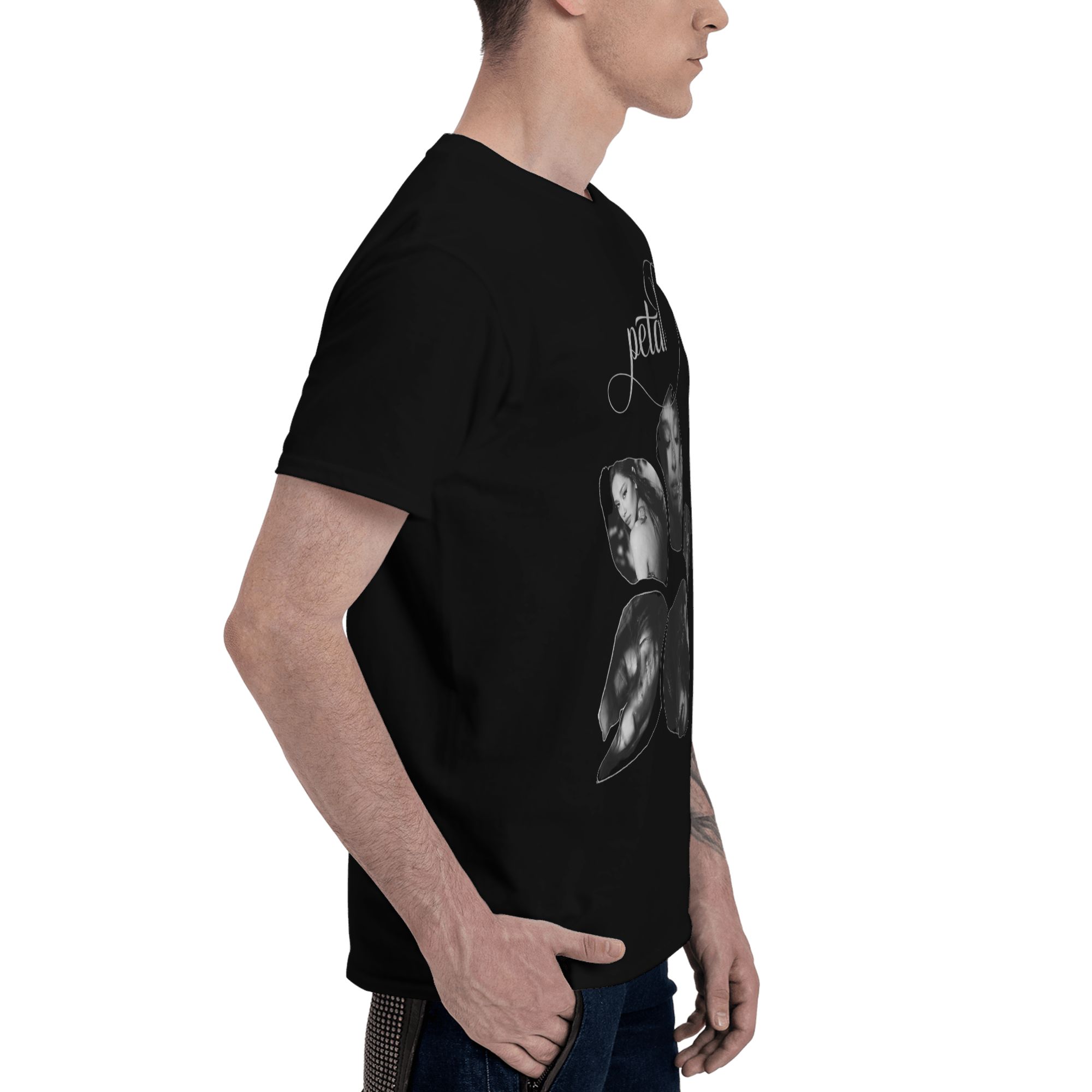 قمصان تي شيرت بطبعة بتلات أريا - مراجعة Summer Clothing Ideas Men وسعره