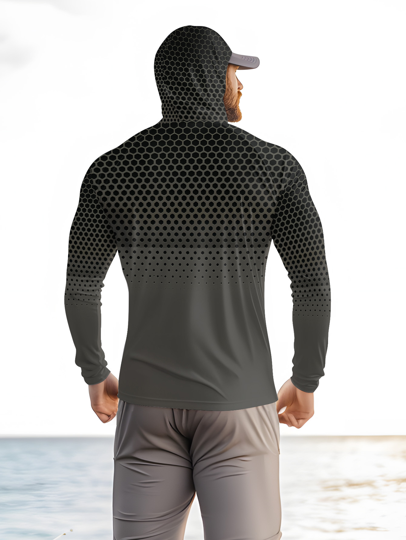 قميص صيد رجالي بغطاء للرأس بأك - مراجعة Summer Clothing Men وسعره
