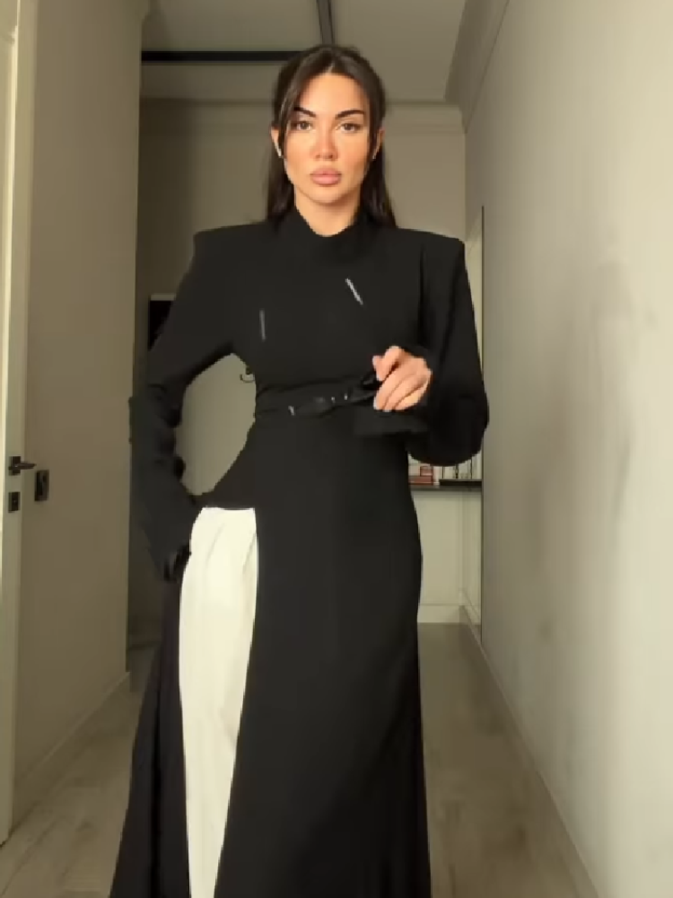 فستان نسائي أنيق طويل الأكمام  - مراجعة Summer Clothing For Older Women وسعره