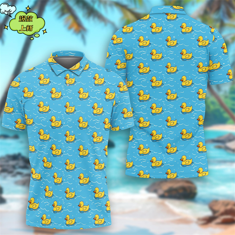Cute Yellow Duck 3D Printing P - مراجعة Summer Duck Clothing وسعره
