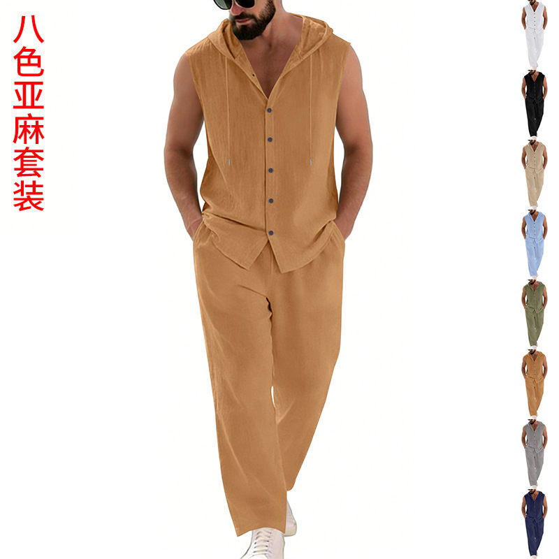 طقم بدلة كاجوال للرجال من الكت - مراجعة Summer Clothing Men وسعره