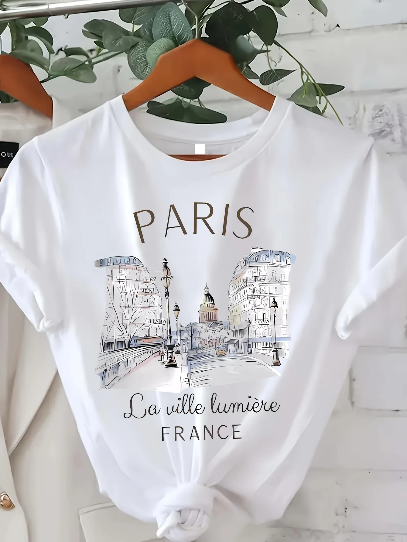 90s تي شيرت باريس المرأة تي شي - مراجعة Summer Clothing In Paris وسعره