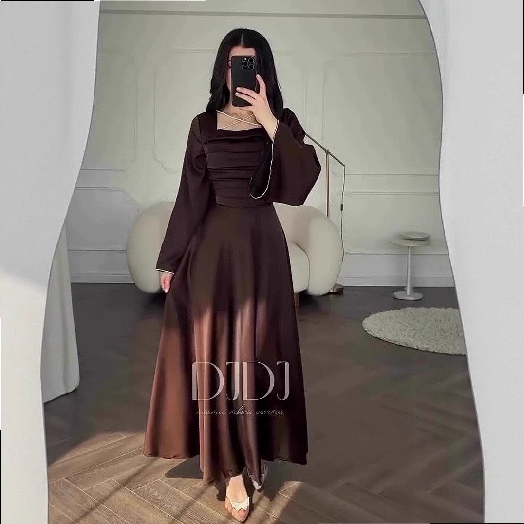 فستان أنيق بأكمام طويلة بتصميم - مراجعة Summer Clothing For Older Women وسعره