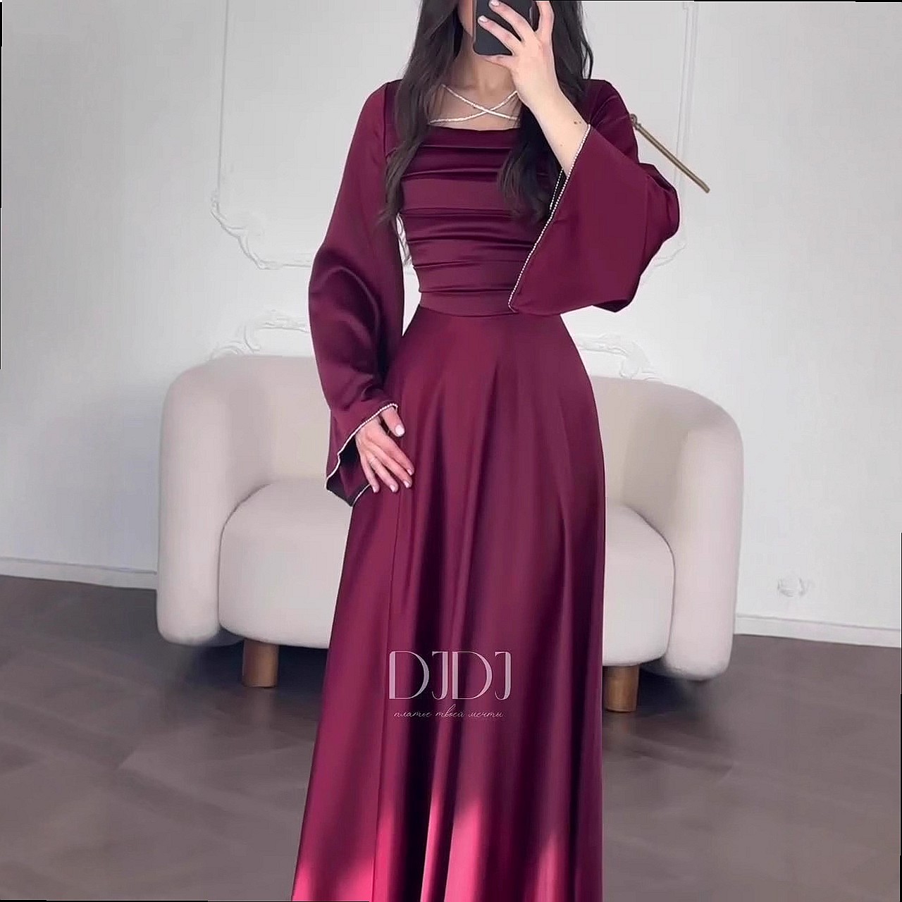فستان أنيق بأكمام طويلة بتصميم - مراجعة Summer Clothing For Older Women وسعره