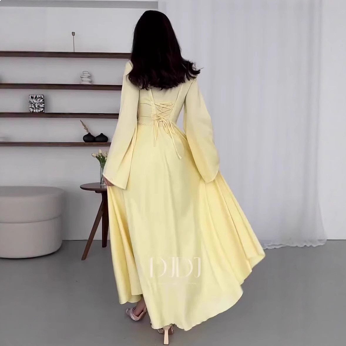 فستان أنيق بأكمام طويلة بتصميم - مراجعة Summer Clothing For Older Women وسعره