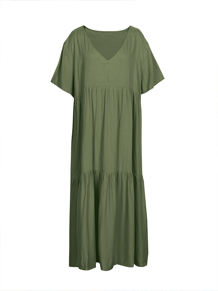 فستان كاجوال نسائي مقاس كبير ب - مراجعة Summer Clothing For Older Women وسعره