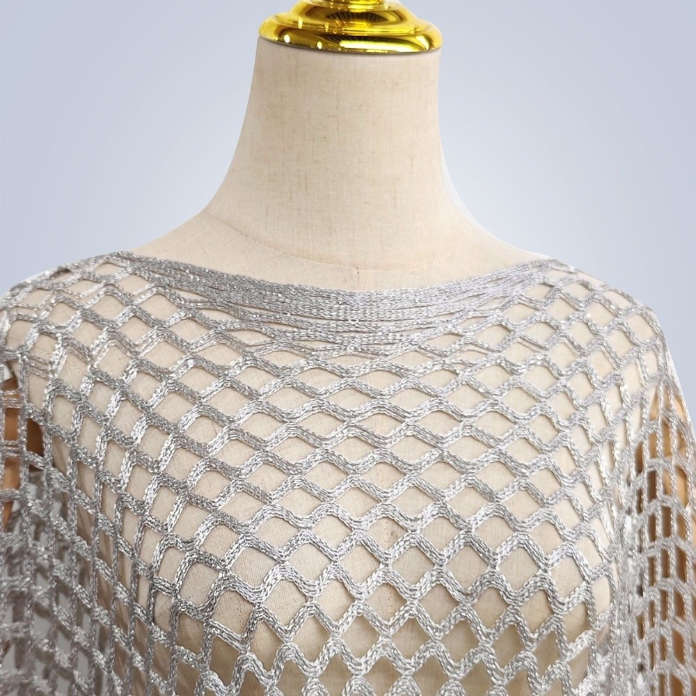 غطاء سباحة كروشيه بلون سادة بش - مراجعة Swim Cover Up Mesh وسعره