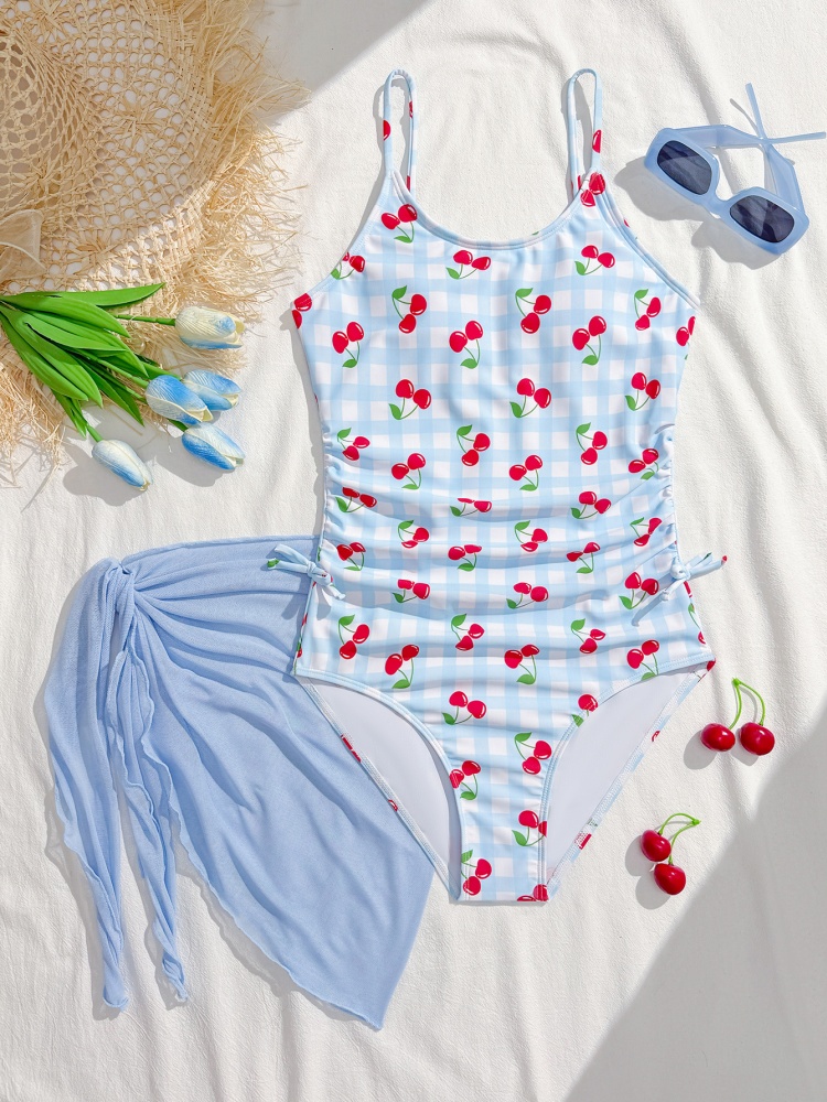 ملابس سباحة قطعة واحدة للبنات  - مراجعة Swim Cover Up Mesh وسعره