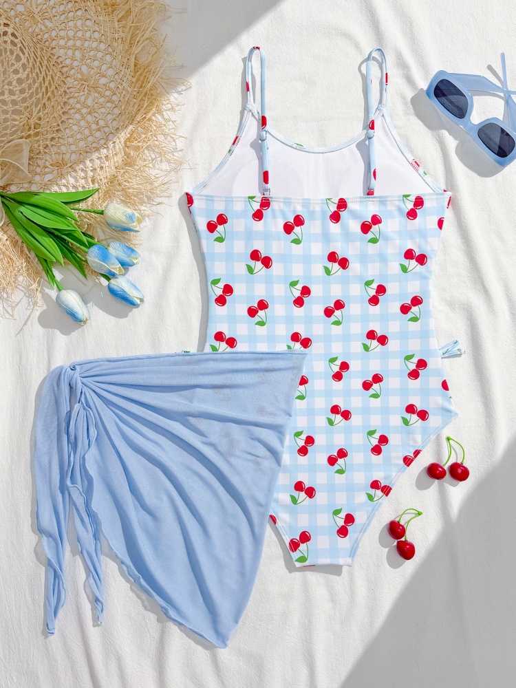 ملابس سباحة قطعة واحدة للبنات  - مراجعة Swim Cover Up Mesh وسعره