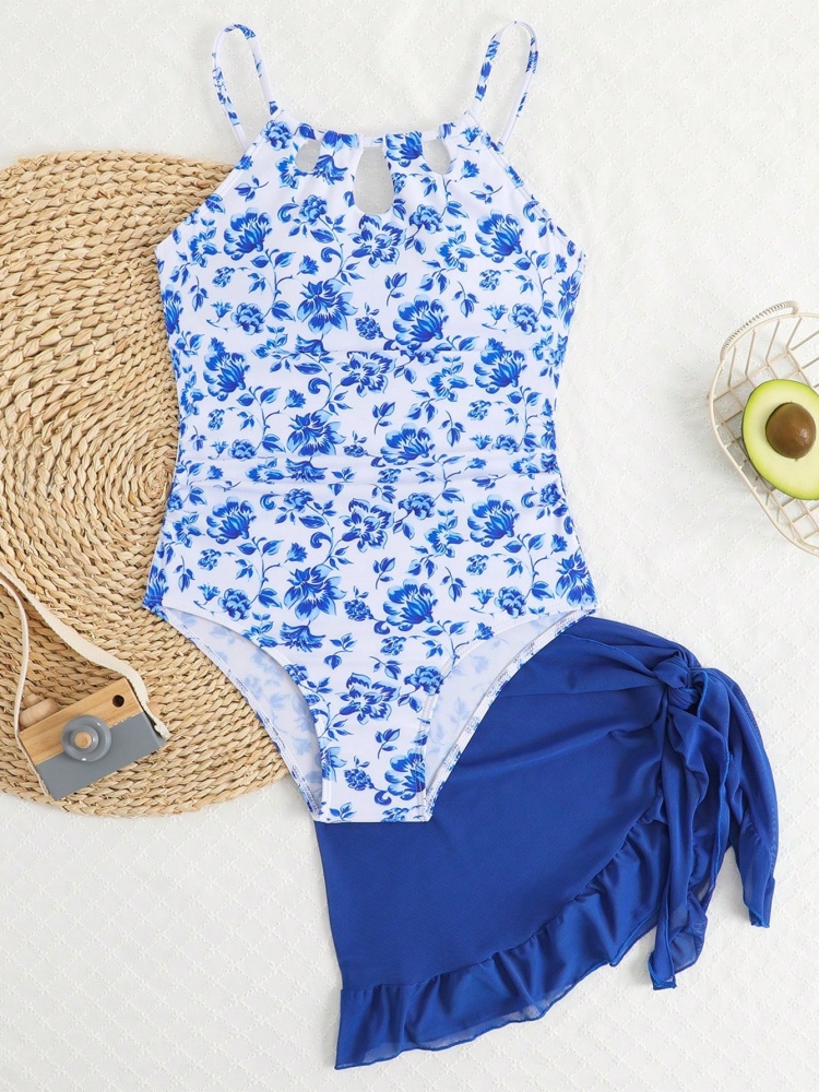 ملابس سباحة قطعة واحدة للبنات  - مراجعة Swim Cover Up Mesh وسعره